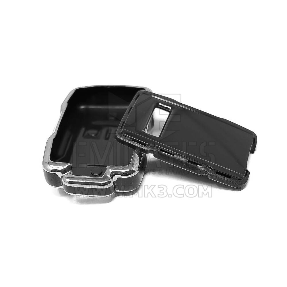 New Aftermarket Nano High Quality Cover For GMC Remote Key 4 Button Black Color Silver Frame GMC-B11Y | Emirates Keys