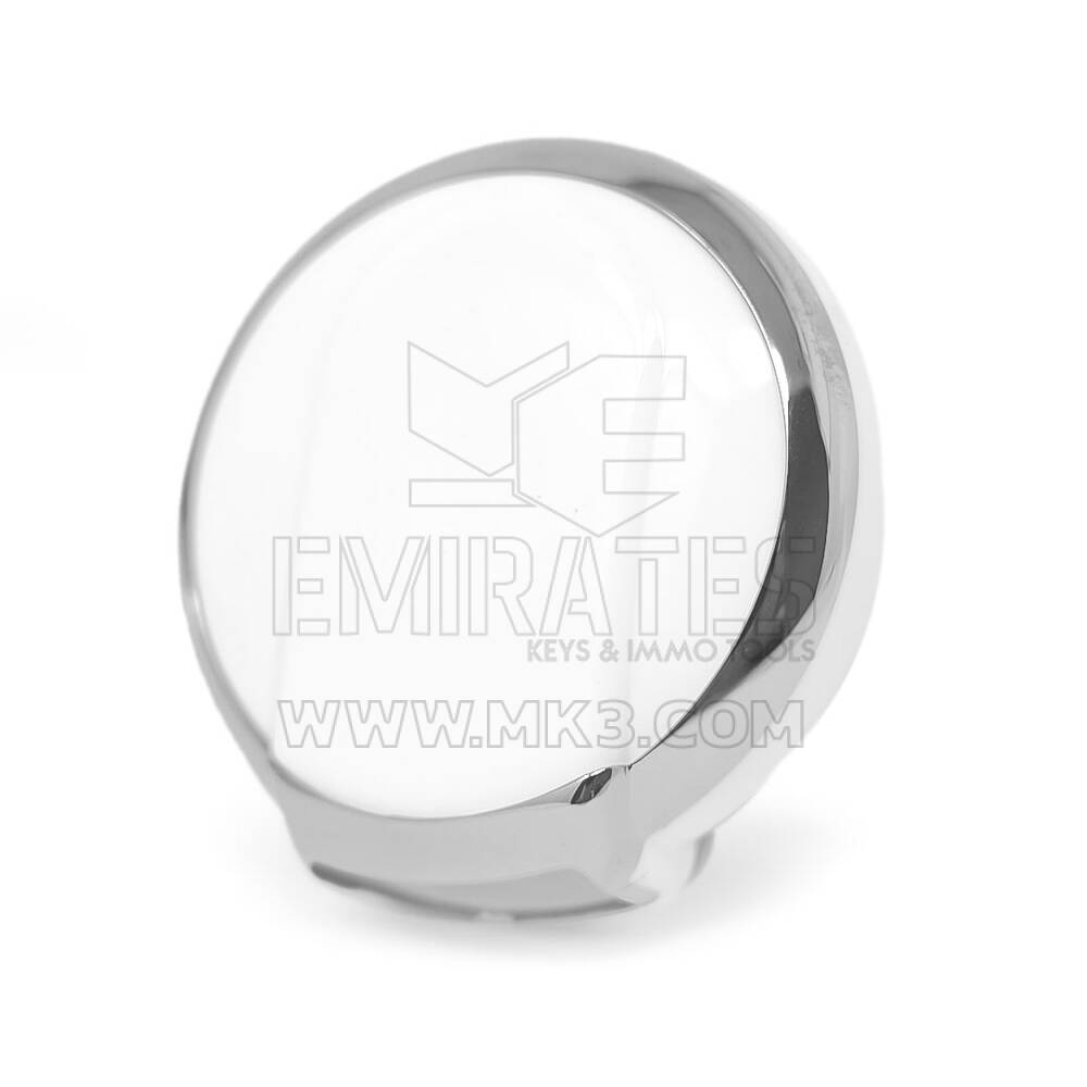Nano Cover For Mini Remote Key 3 Button White Silver Frame BMW-C11Y3 | MK3