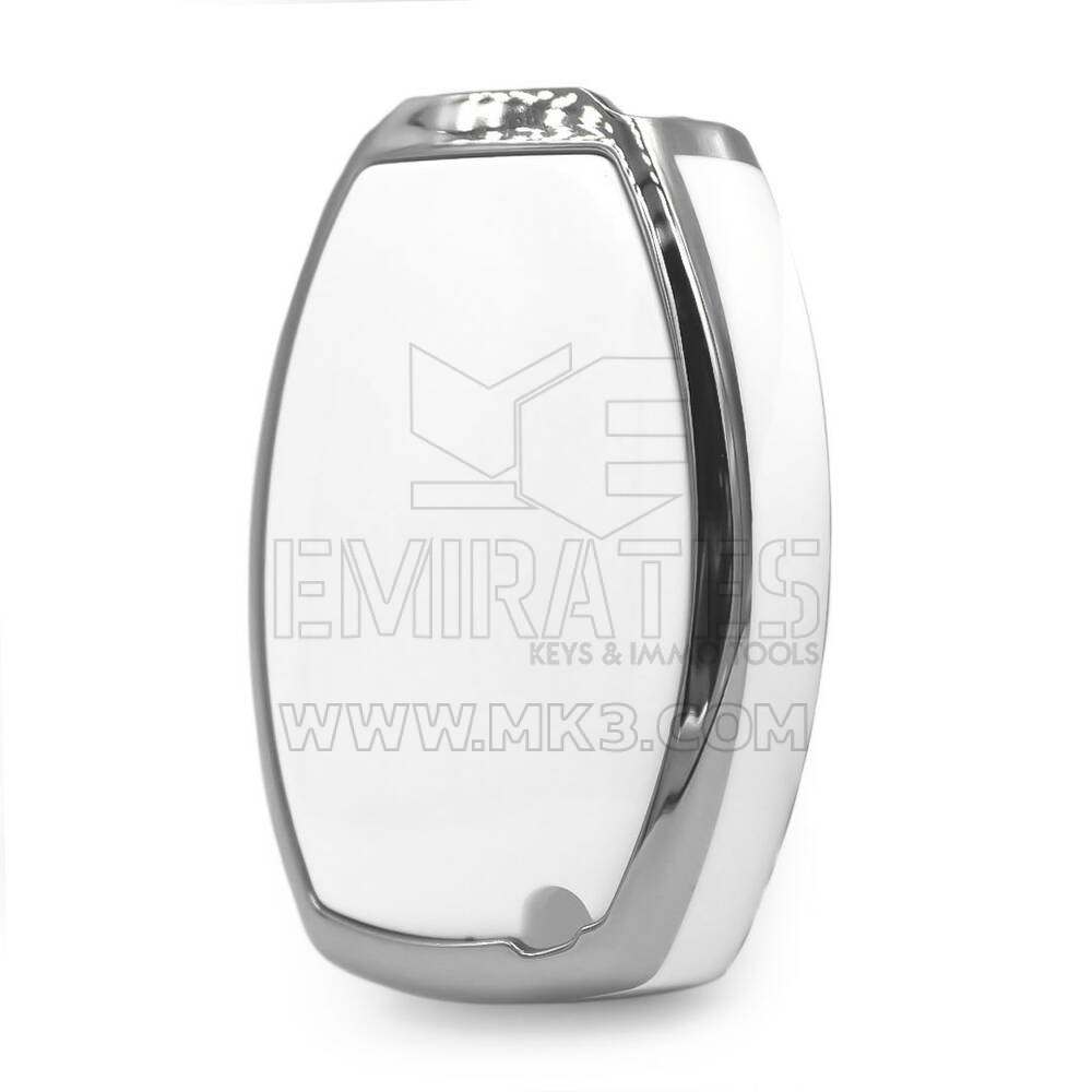 Nano Cover For Mercedes Remote Key 3 Button White Silver Frame Benz-A11Y3 | MK3