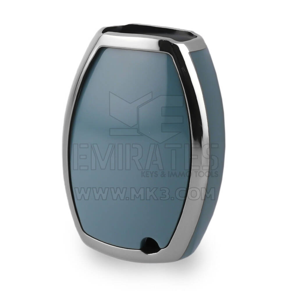 Nano Cover For Mercedes Remote Key 3 Button Gray Silver Frame Benz-A11Y3 | MK3