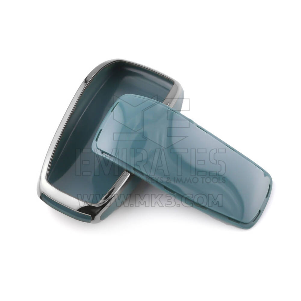 New Aftermarket Nano High Quality Cover For Mercedes Remote Key 3 Button Gray Color Silver Frame Benz-B11Y3 | Emirates Keys