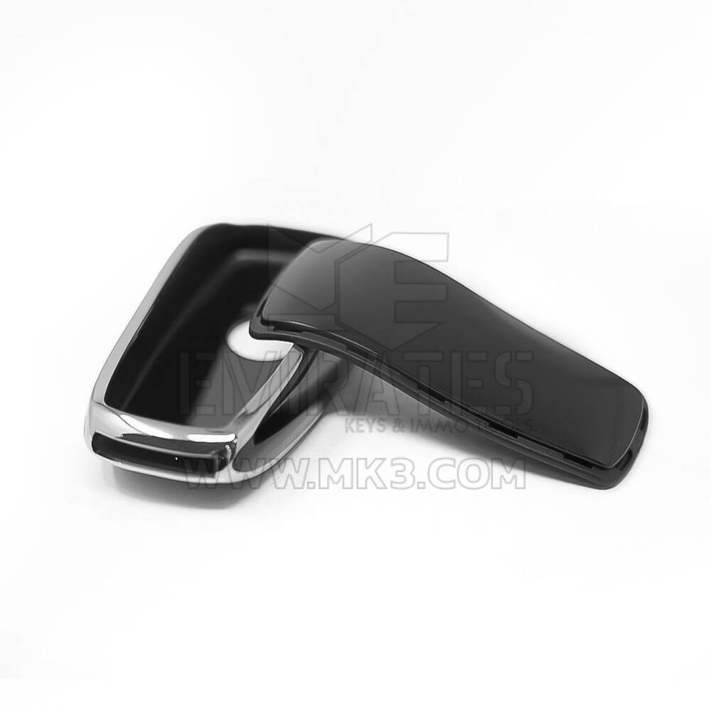 New Aftermarket Nano High Quality Cover For Mercedes Remote Key 4 Button Black Color Silver Frame Benz-B11Y4 | Emirates Keys