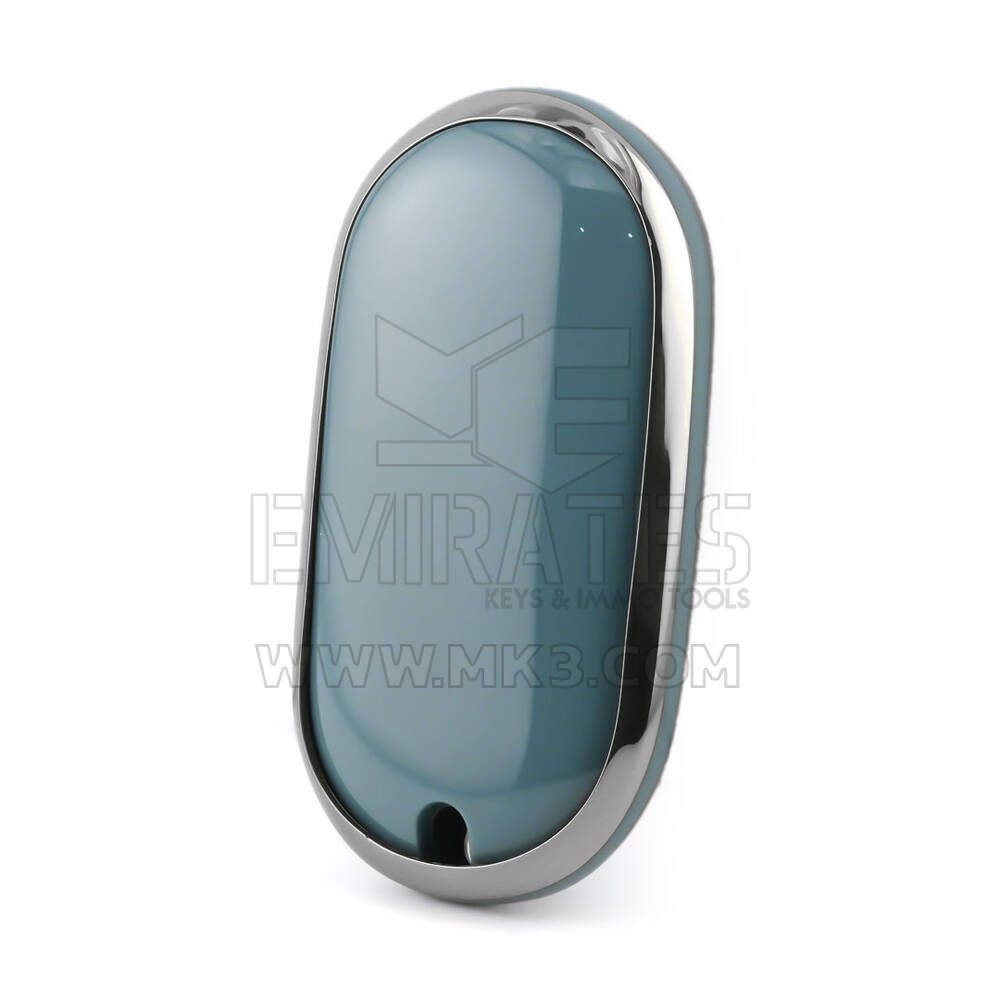 Nano Cover For Mercedes Remote Key 3 Button Gray Silver Frame Benz-C11Y | MK3
