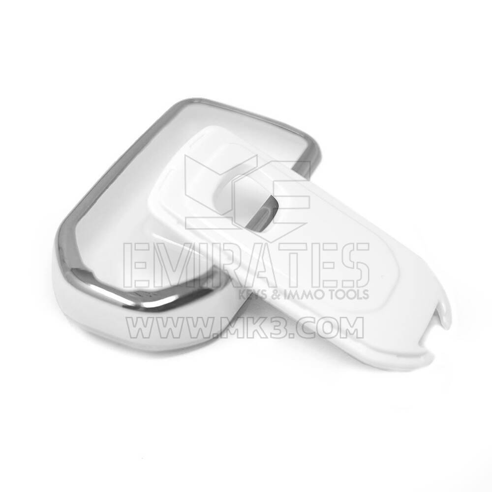 Nueva funda nano de alta calidad para mando a distancia Honda de 5 botones, color blanco, marco plateado HD-A11Y5 | Emirates Keys