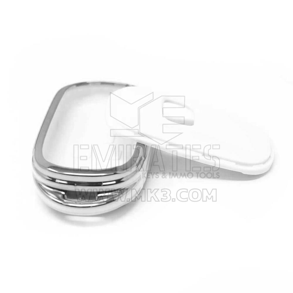 New Aftermarket Nano High Quality Cover For Honda Remote Key 3 Button White Color Silver Frame HD-G11Y3B | Emirates Keys