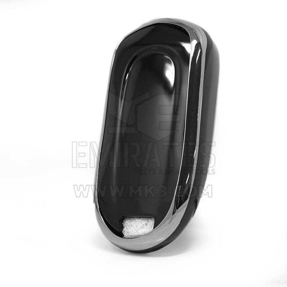 Nano funda para mando a distancia de Buick de 6 botones, color negro, marco plateado BK-A11Y6B | MK3