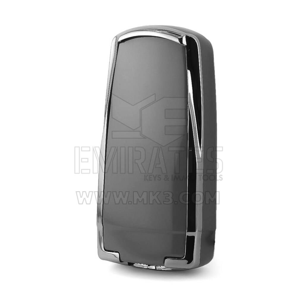 Funda nano para mando a distancia VW de 3 botones, color gris oscuro, marco plateado, VW-C11Y | MK3