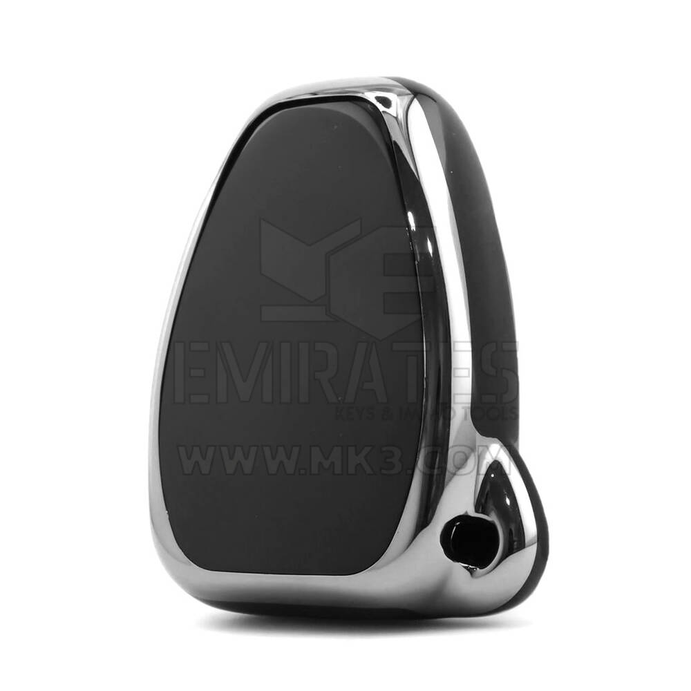 Capa Nano para Chave Remota Chrysler com 6 Botões, Cor Preta, Moldura Prateada CRSL-A11Y6 | MK3