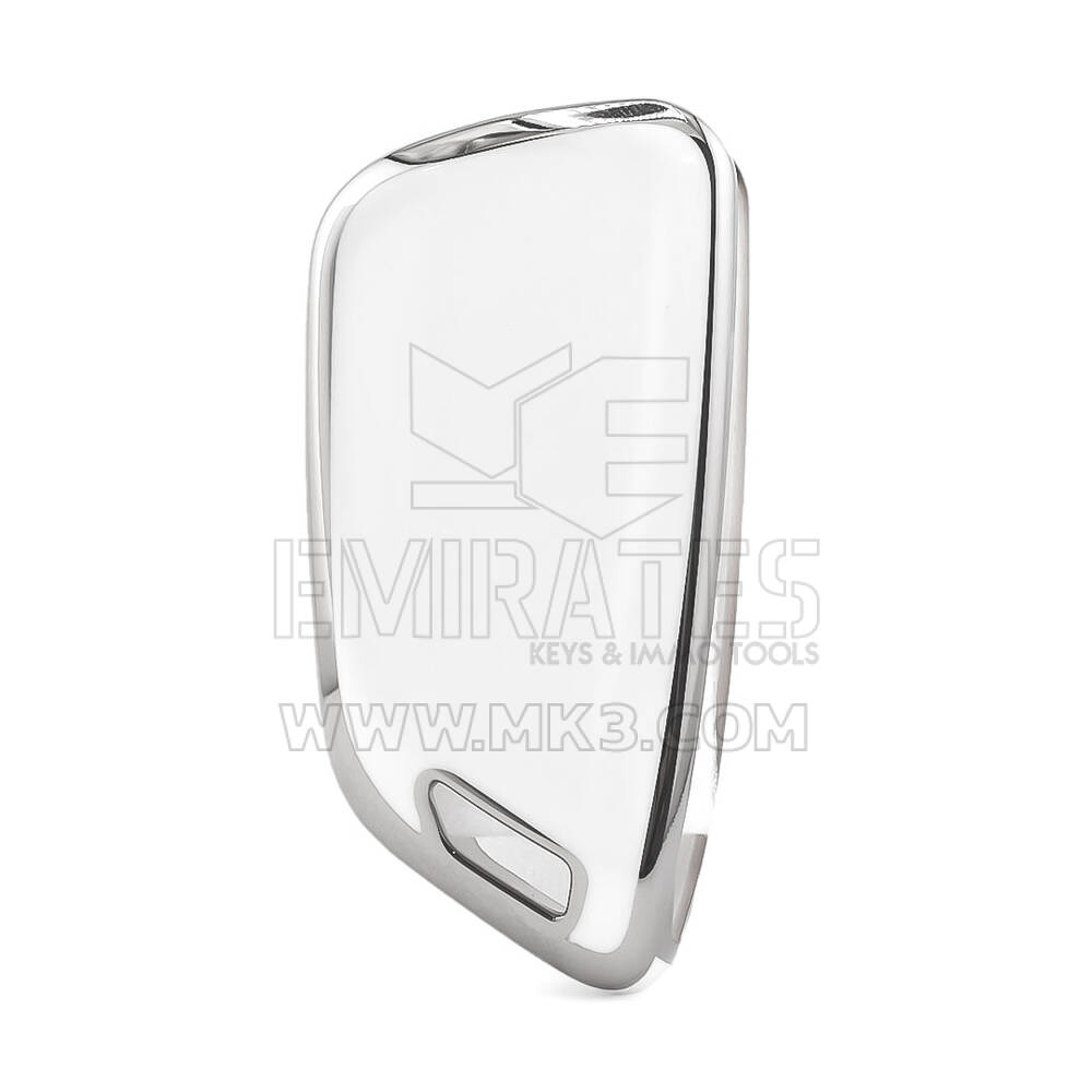 Nano Cover For Xhorse Remote Key 3 Button White Color Silver Frame XH-A11Y | MK3