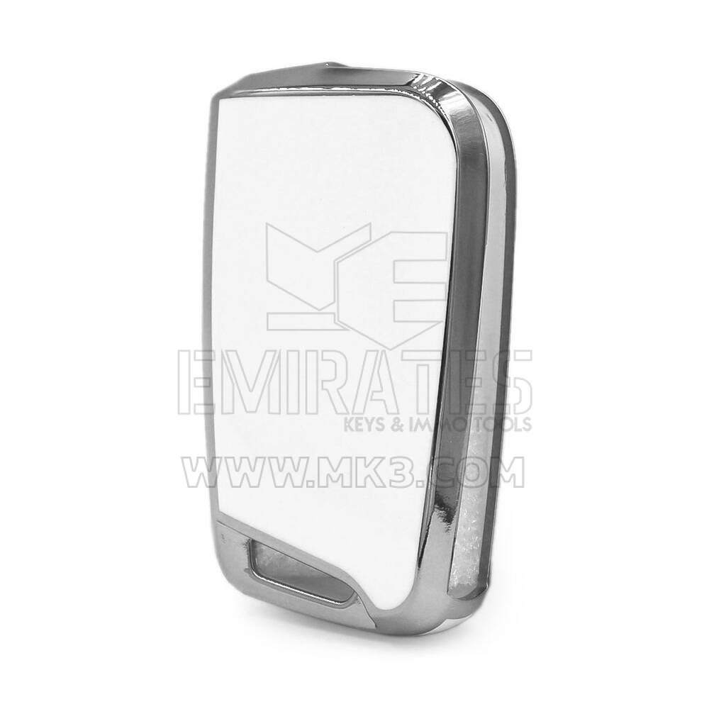 Nano Cover For VW Remote Key 3 Button White Color Silver Frame VW-B11Y3 | MK3