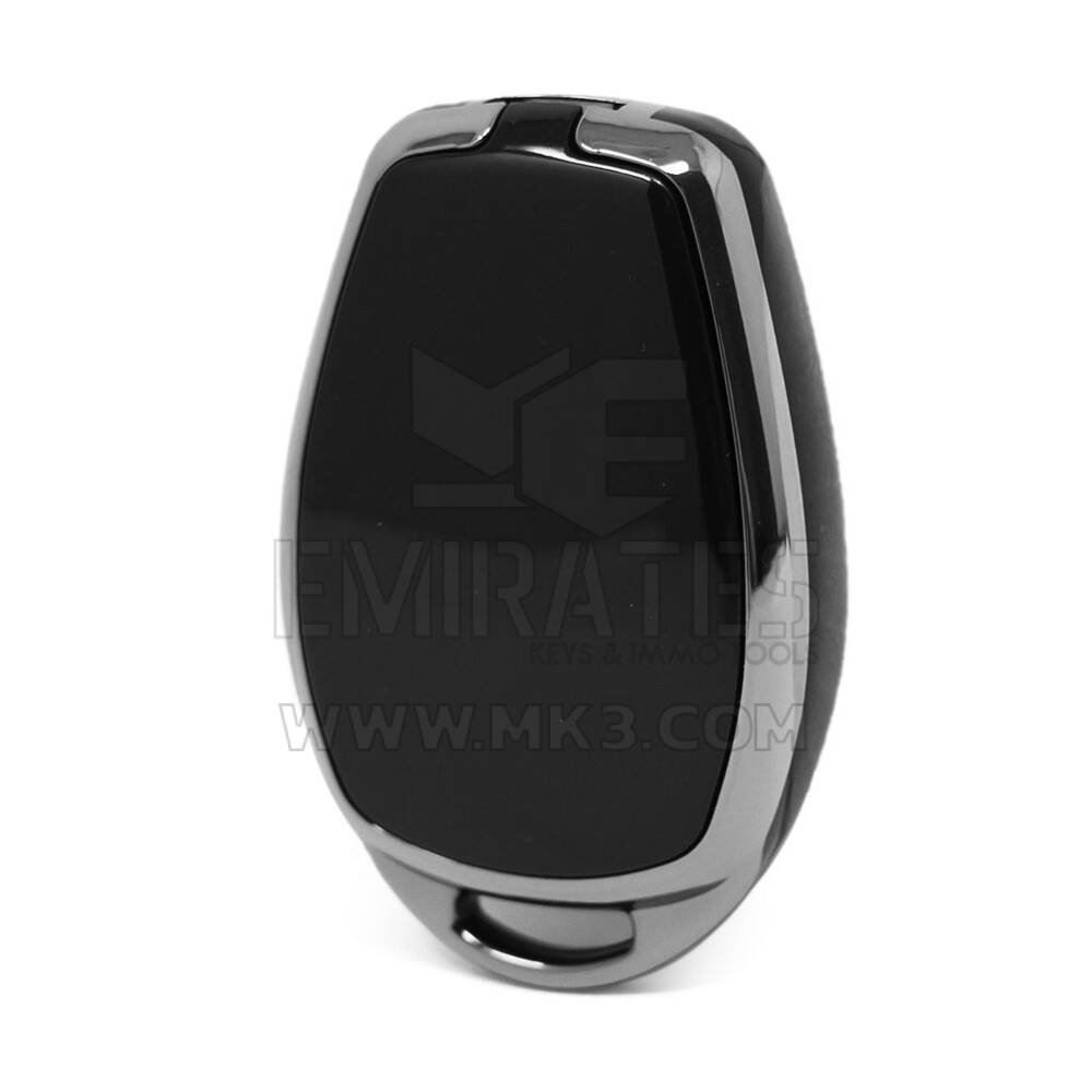 Nano Cover For Renault Remote Key 3 Button Black Color Silver Frame RN-D11Y3| MK3