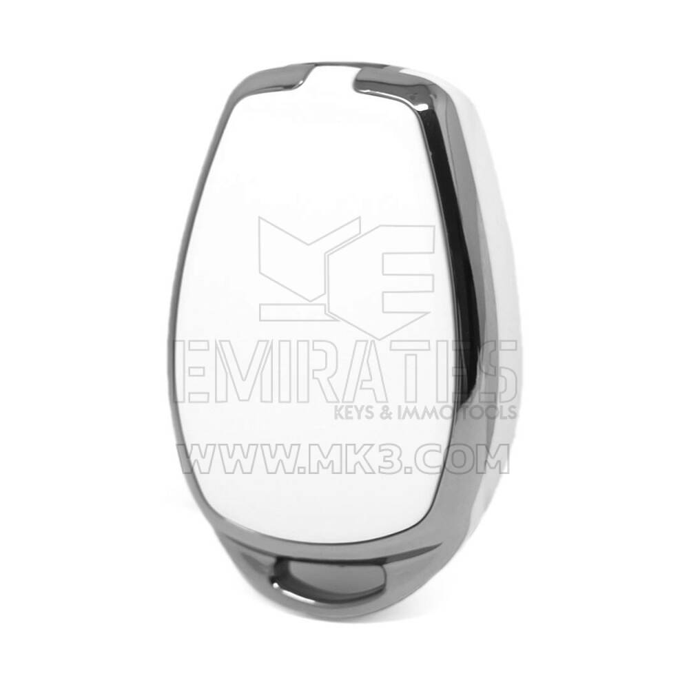 Nano Cover For Renault Remote Key 3 Button White Color Silver Frame RN-D11Y3 | MK3