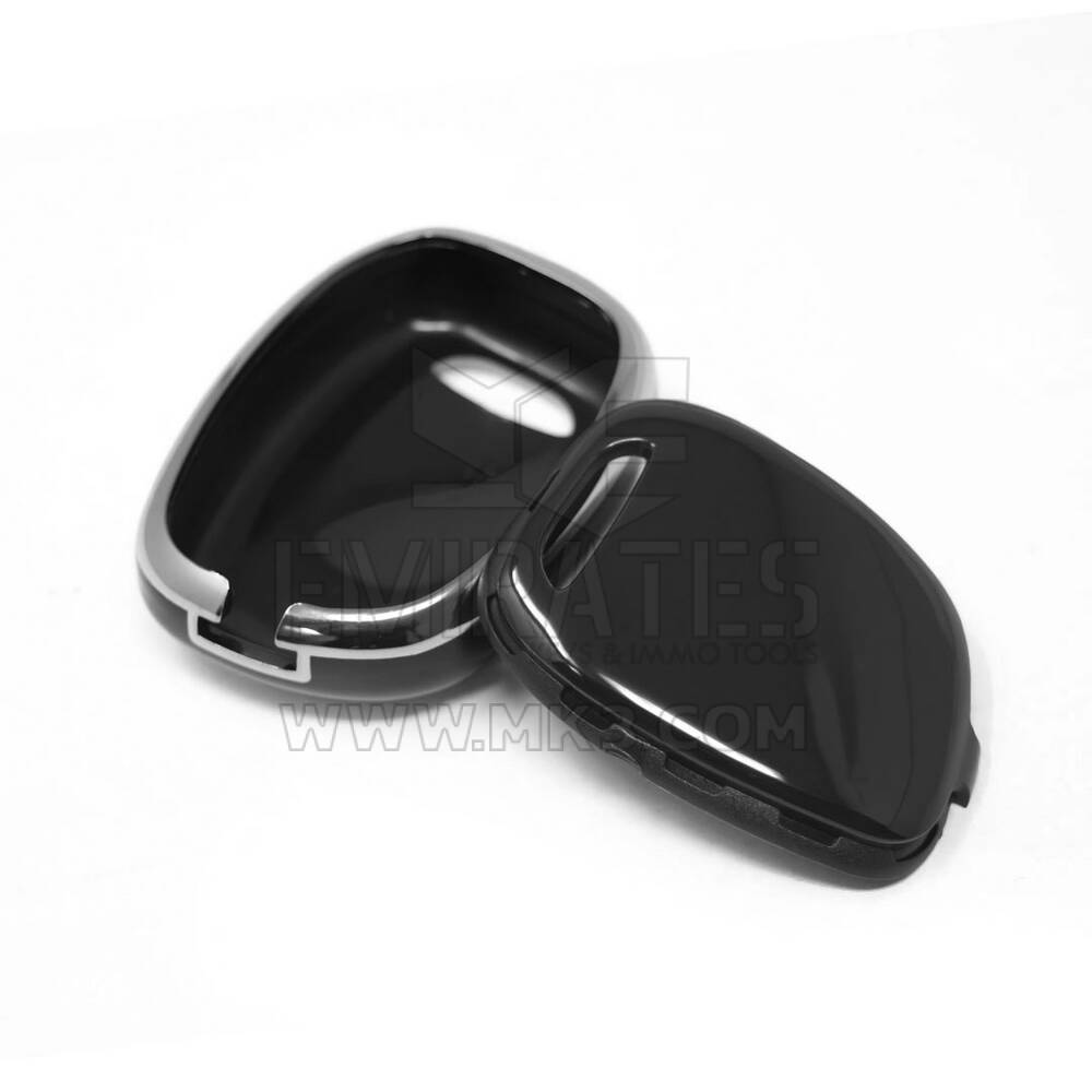 New Aftermarket Nano High Quality Cover For Renault Remote Key 1 Button Black Color Silver Frame RN-E11Y | Emirates Keys