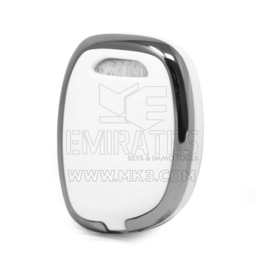 Nano Cover For Renault Remote Key 1 Button White Color Silver Frame RN-E11Y | MK3