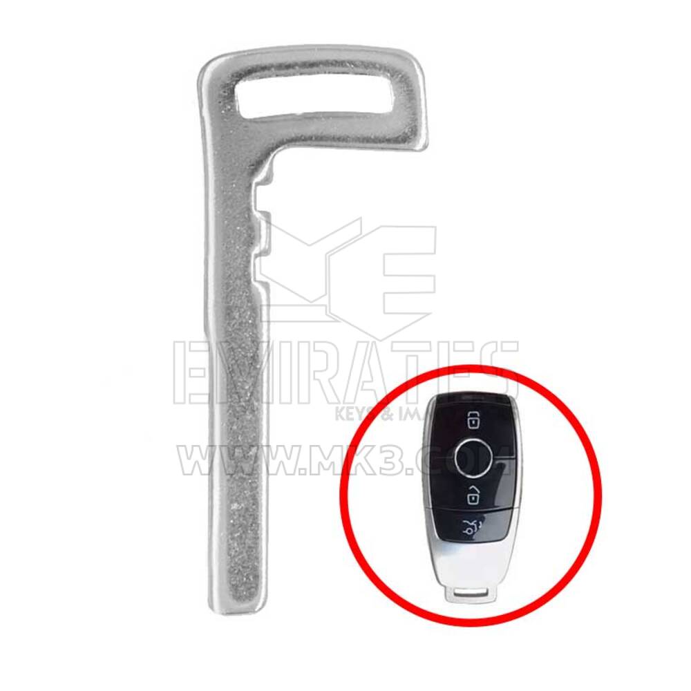 Mercedes Benz Smart Key hoja de emergencia tipo 2