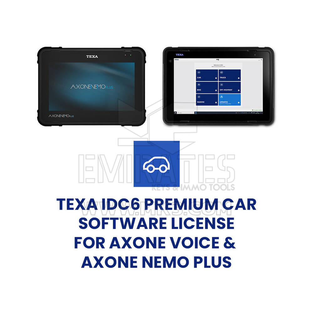 Texa IDC6 Premium Car Software License For AXONE VOICE & AXONE NEMO PLUS