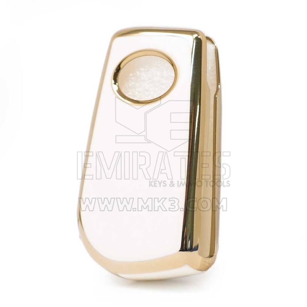 Nano Capa Para Toyota Remote Key 2 Botões Branco C11J2 | MK3