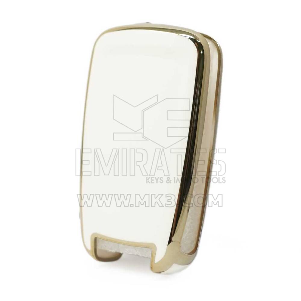 Nano Cover Para Chevrolet Remote Key 5 Botões Branco A11J5 | MK3