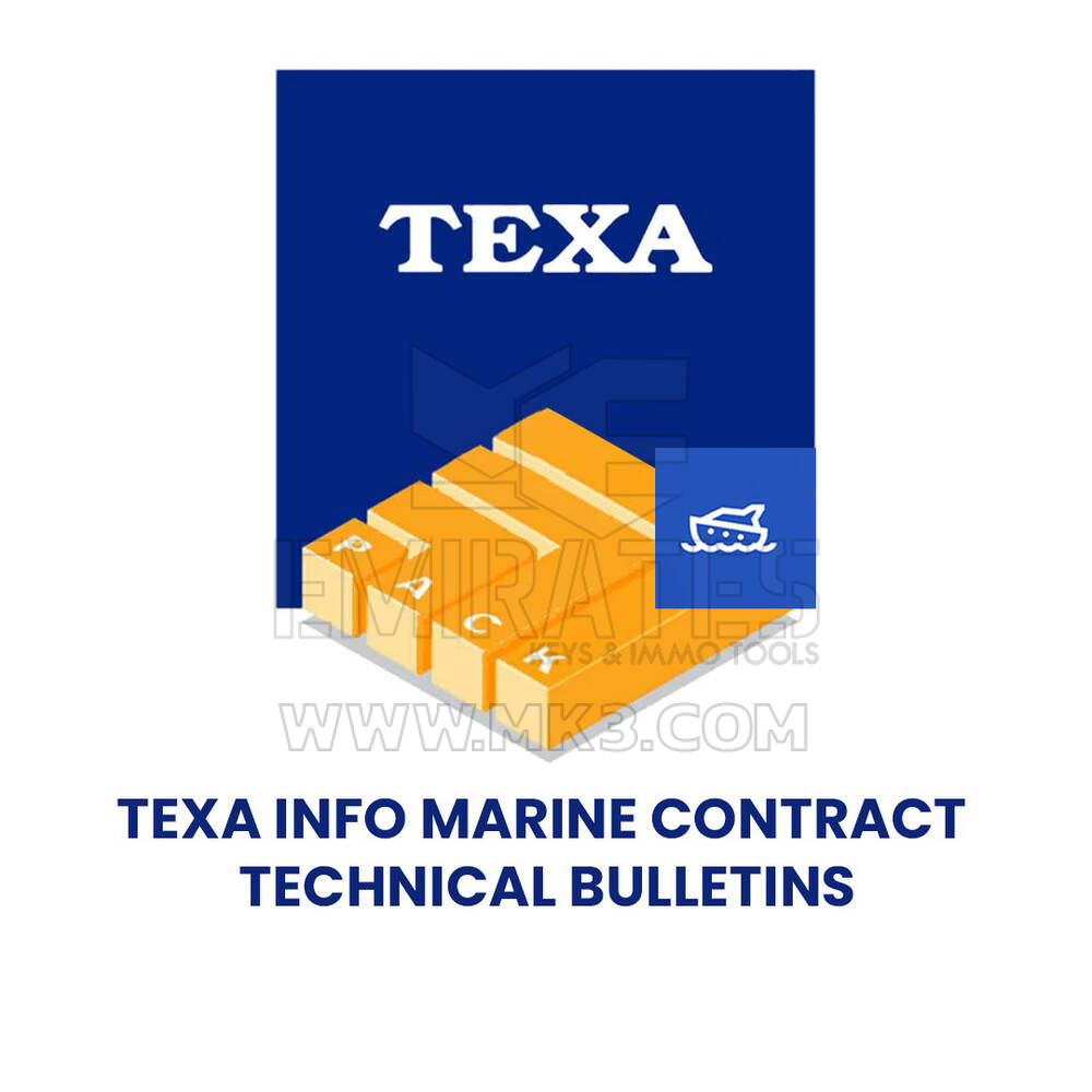 TEXA TEXAINFO MARINE CONTRACT -TECHNICAL BULLETINS