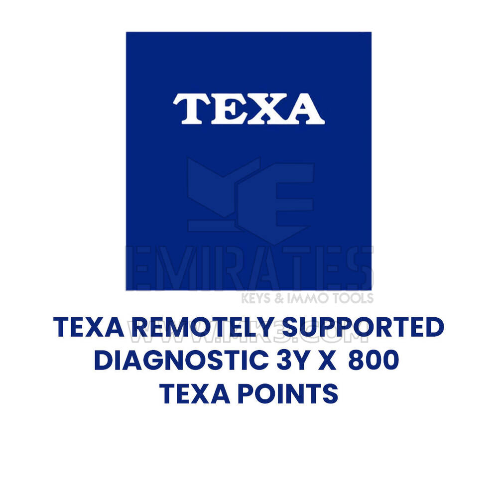 TEXA REMOTLY SUPPORTED DIAGNOSTIC 3Y ×800 TP - SVZRSD3YP