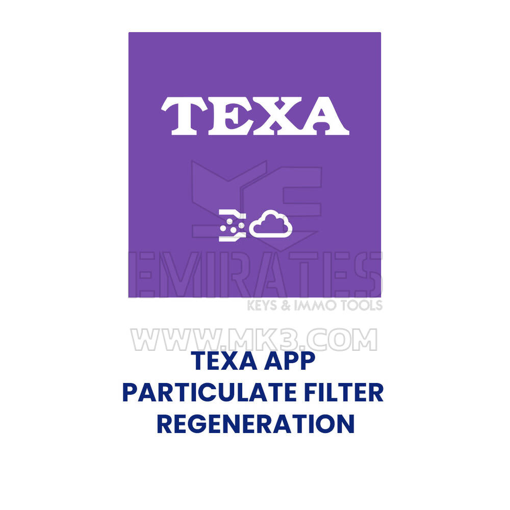 TEXA APP RIGENERAZIONE FILTRO ANTIPARTICOLATO
