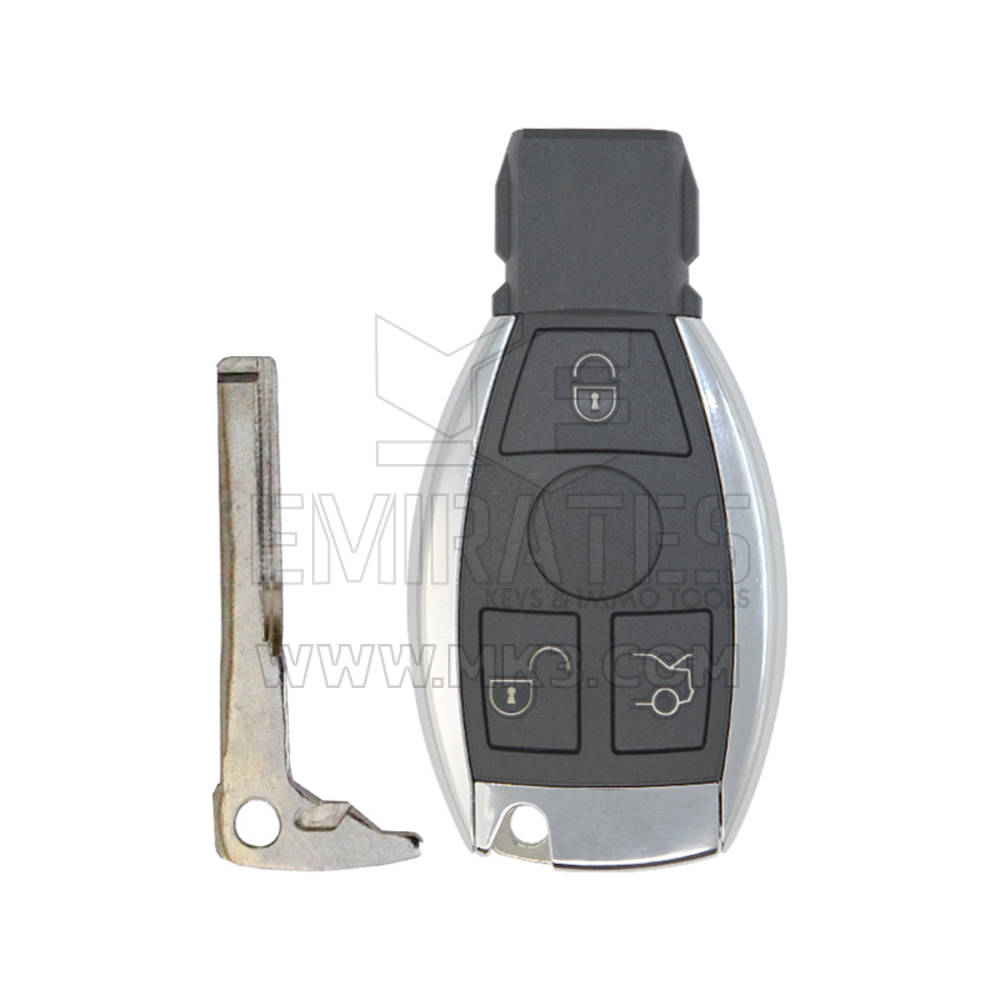 New Mercedes FBS4 Original Smart Remote Key PCB 3 Buttons 433MHz with Aftermarket Shell Ready to Program