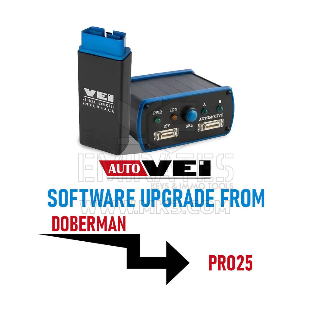 Aggiornamento software AutoVei da DOBERMAN a PRO25