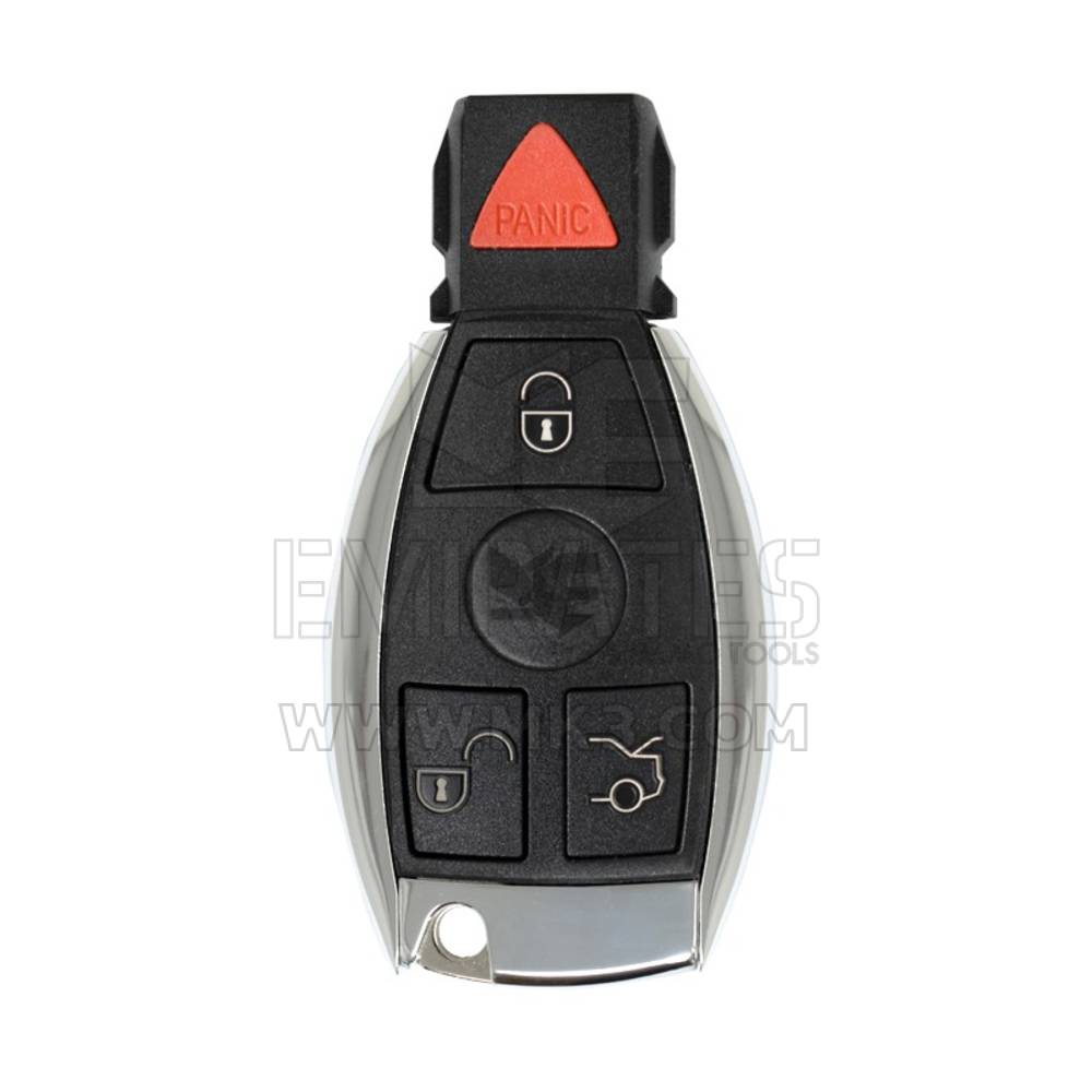 Mercedes BGA Chrome Shell remoto 3+1 botões | MK3