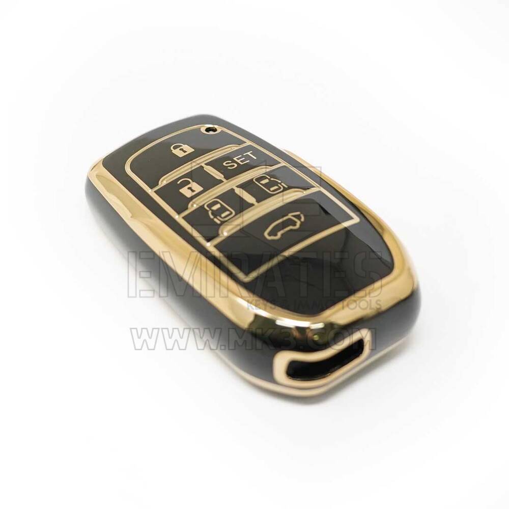 Nuovo Aftermarket Nano Copertura di Alta Qualità Per Toyota Smart Remote Key 6 Pulsanti Colore Nero A11J6H | Chiavi degli Emirati