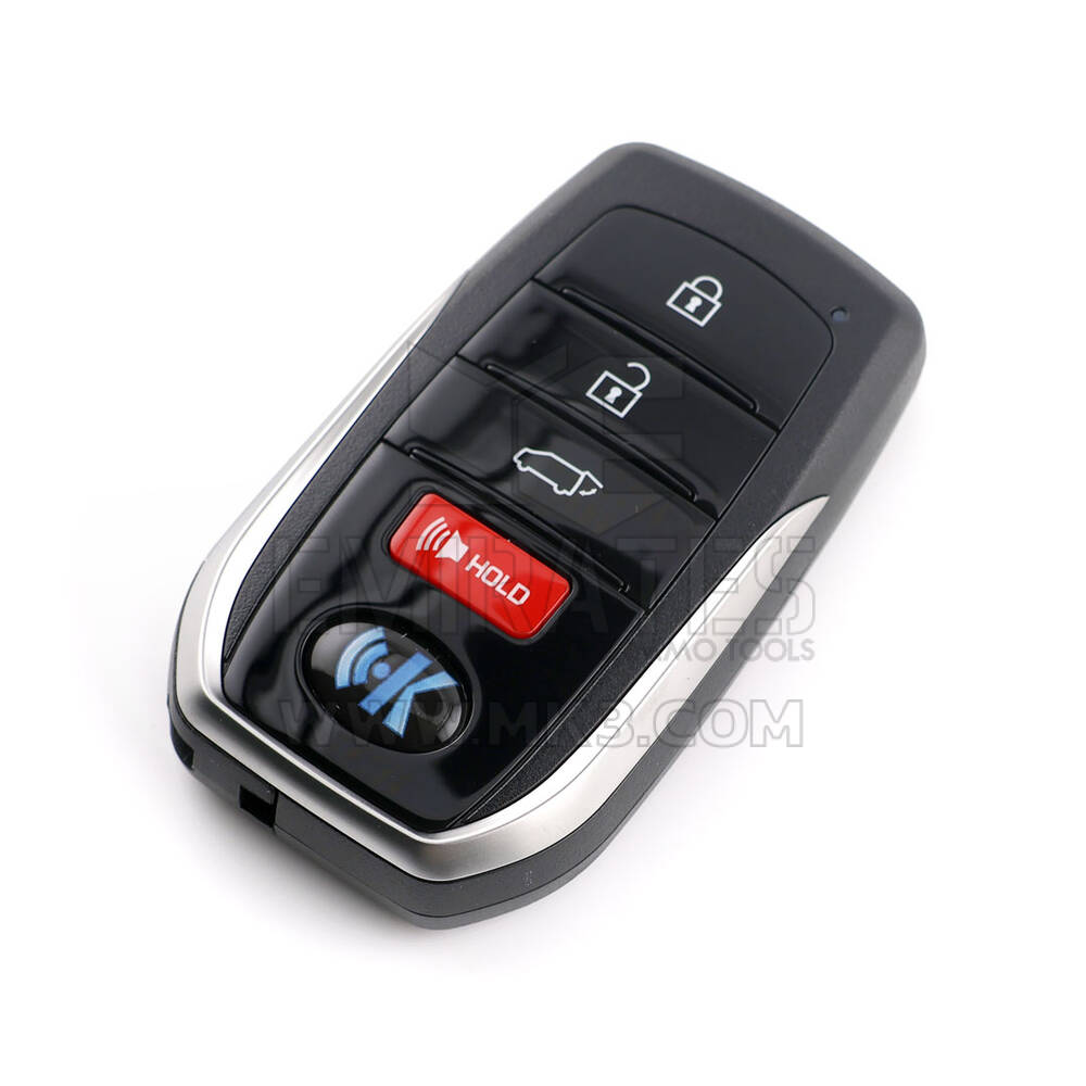 Keydiy KD Универсальный смарт-ключ с дистанционным управлением 3+1 кнопками Toyota Тип TB01-4 (глянцевый) Совместимость с KD900 и KeyDiy KD-X2 Remote Maker и Cloner | Emirates Keys