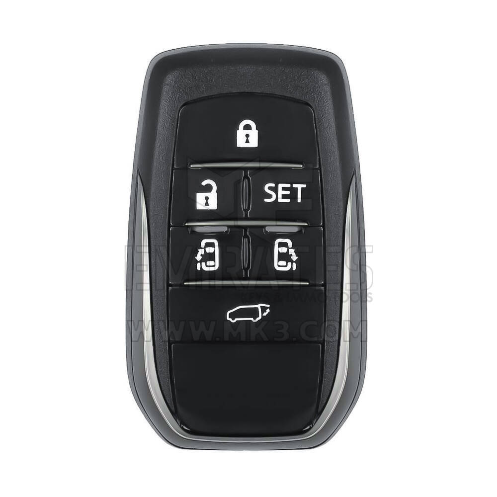 Keydiy KD Универсальный смарт-ключ с дистанционным управлением 6 кнопок Toyota Тип TB01-6 (глянцевый)