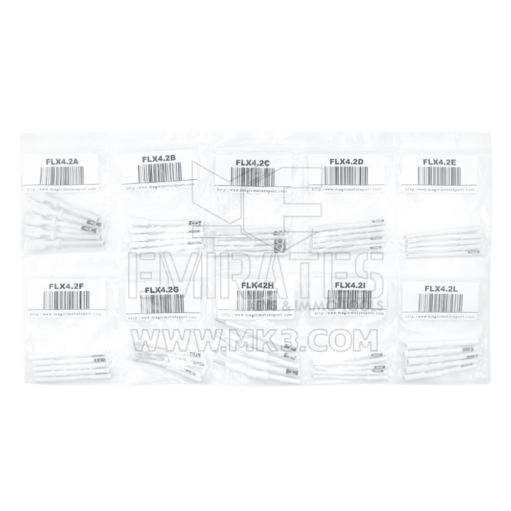 Conjunto de adaptadores de pinos MAGIC FLK42.V02 com 10 peças para FLK35