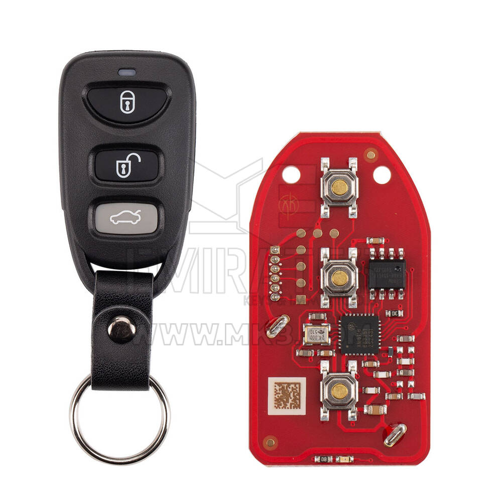 New Xhorse VVDI Key Tool VVDI2 Wire Remote Key 3+1 Button Hyundai Medal Type XKHY21EN 2nd Generation ( New Version of XKHY01EN ) | Emirates Keys
