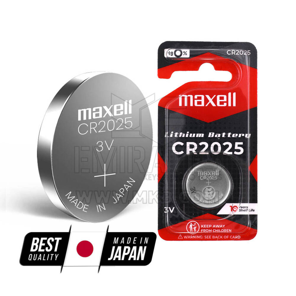 Maxell CR2025 Evrensel Pil Hücresi Kartı (1 Adet Paketleme)