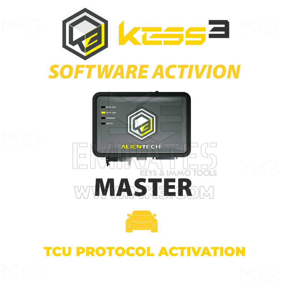 Alientech KESS3SA001 KESS3 Master - Activación del protocolo TCU para coche