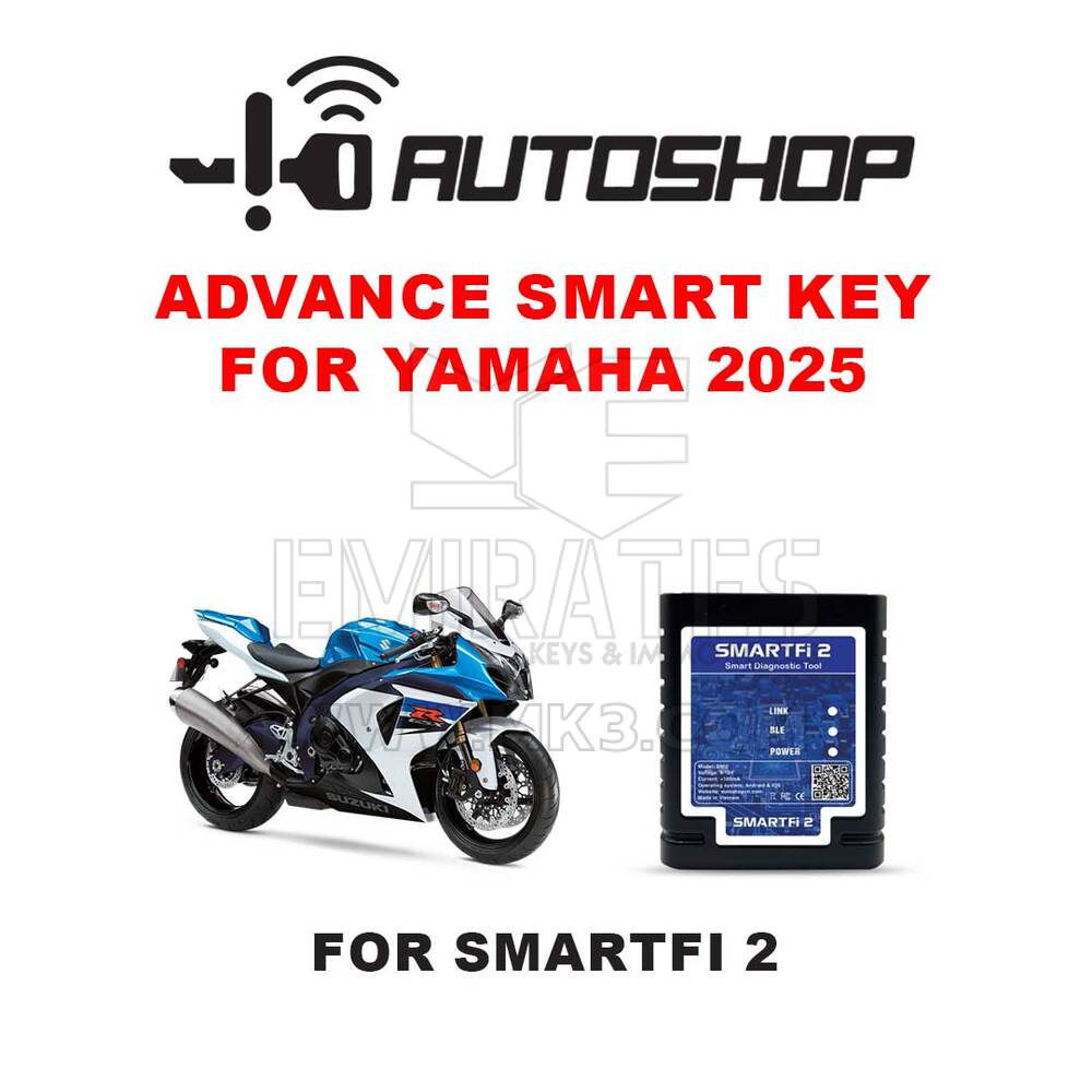 Autoshop Advance Smart key for Yamaha 2025 For Smartfi 2