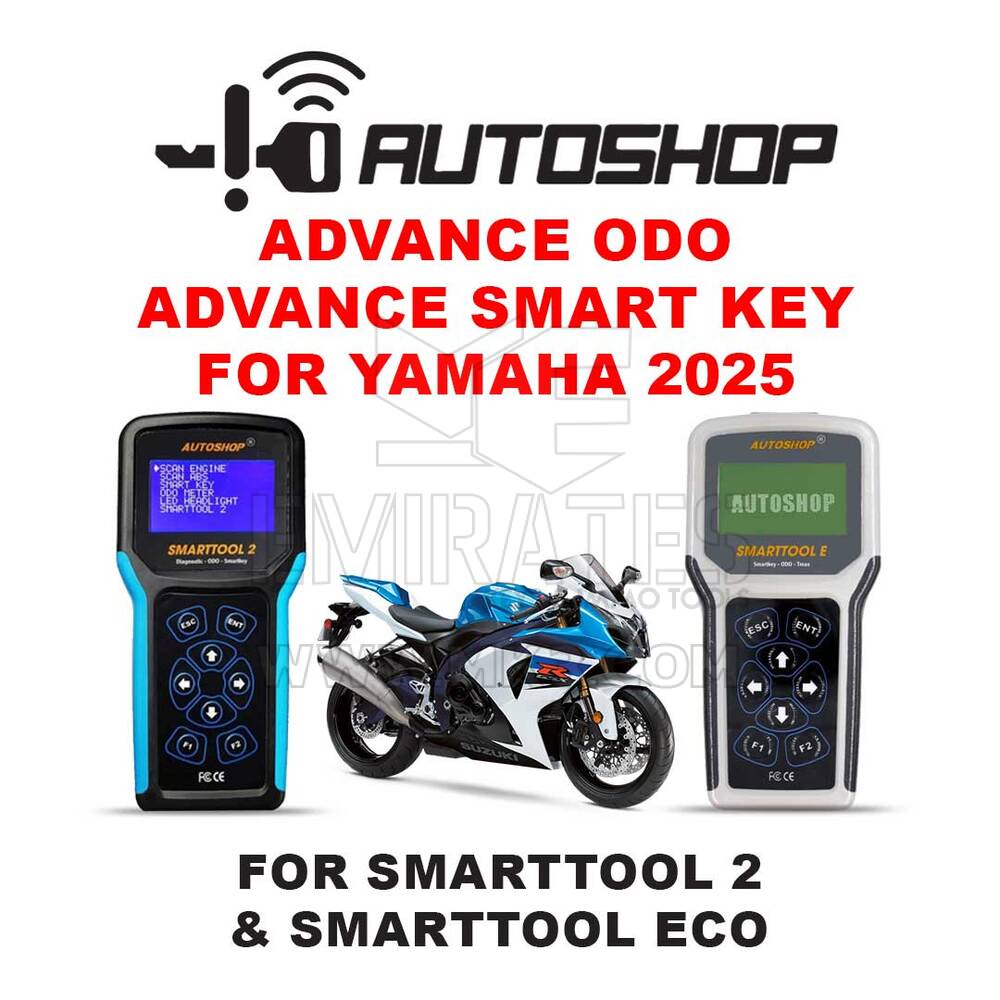 Autoshop Advance ODO Advance Smart Key For Yamaha 2025 For Smarttool Eco & Smarttool 2