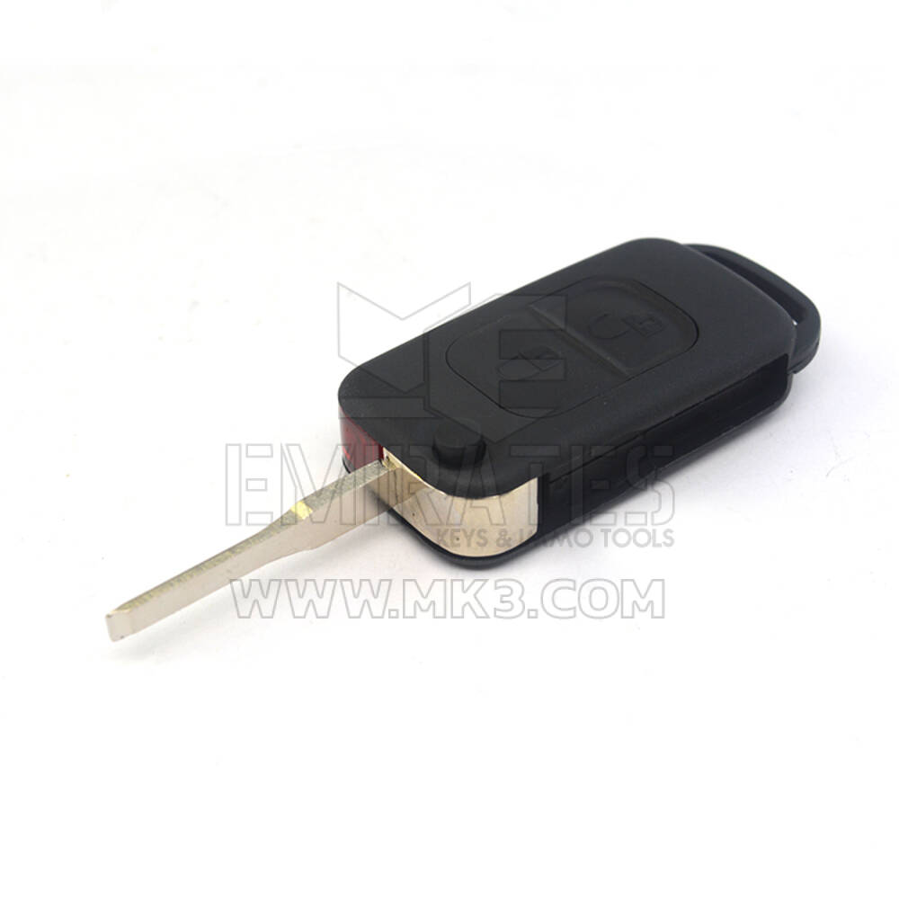Mercedes Benz Flip Remote Key Shell 2 Buttons HU64 Blade High Quality, Emirates Keys Remote key cover, Key fob shells replacement at Low Prices.
