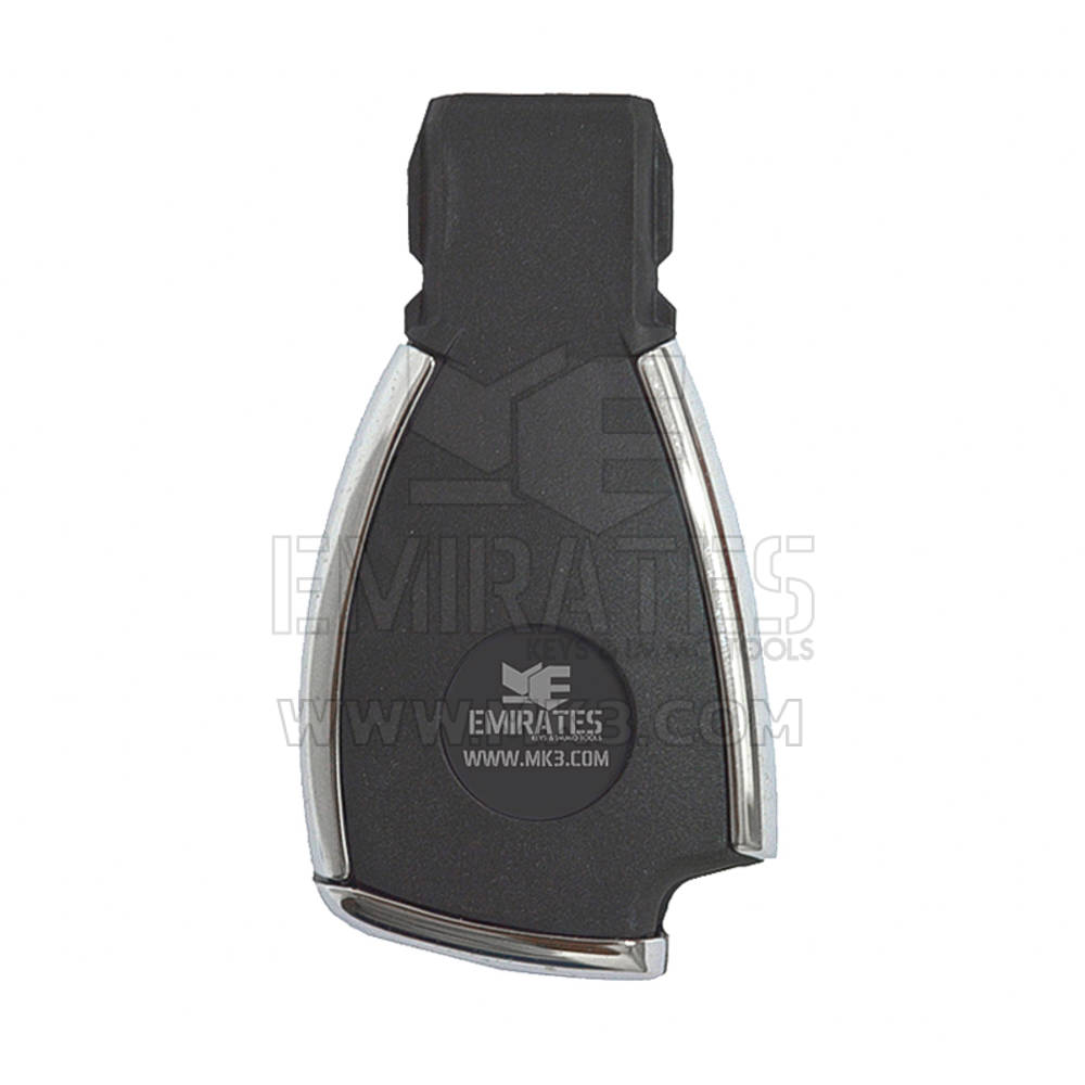 Petite coque de clé à distance noire Mercedes avec chrome | MK3