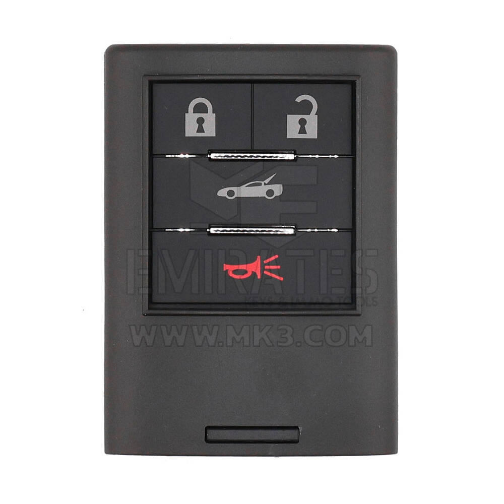 Clé télécommande intelligente d'origine Chevrolet Corvette 2008-2013 3+1 boutons 433 MHz