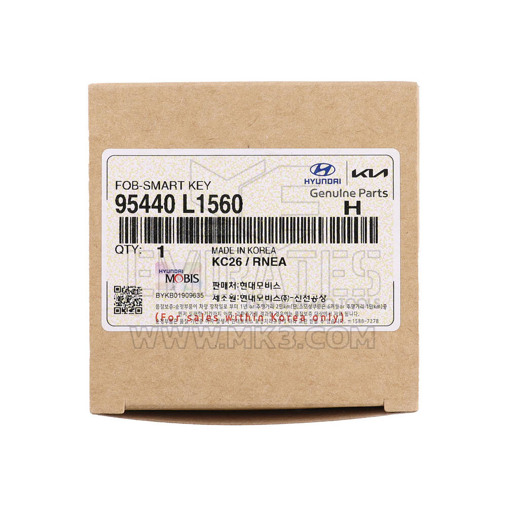 New Hyundai Sonata 2025 Genuine / OEM Smart Remote Key 4+1 Buttons 433MHz OEM Part Number: 95440-L1560, 95440L1560 | Emirates Keys