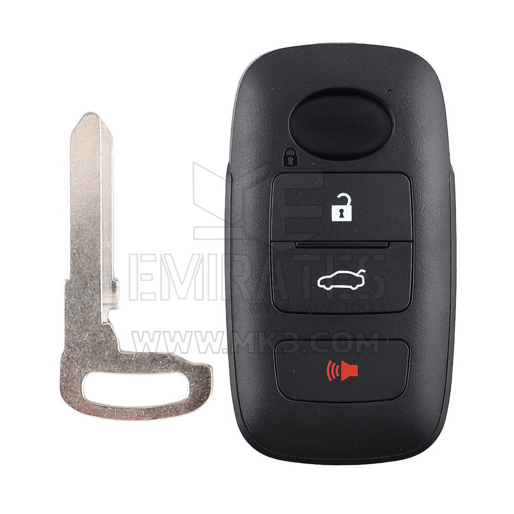 Yeni Satış Sonrası Toyota Raize Akıllı Uzaktan Anahtar 3+1 Düğmeli 433 MHz Uyumlu Parça Numarası: 89994-BZ050, 89994BZ050 | Emirates Keys