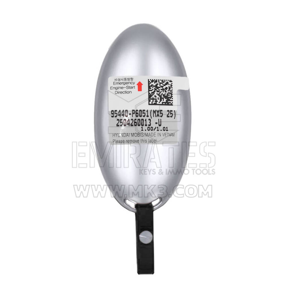 Novo Hyundai Santa Fe MX5 2025, Chave Remota Inteligente Original/OEM, 4+1 Botões, 433 MHz, Número da Peça OEM: 95440-P6051, 95440P6051 | Chaves Emirates