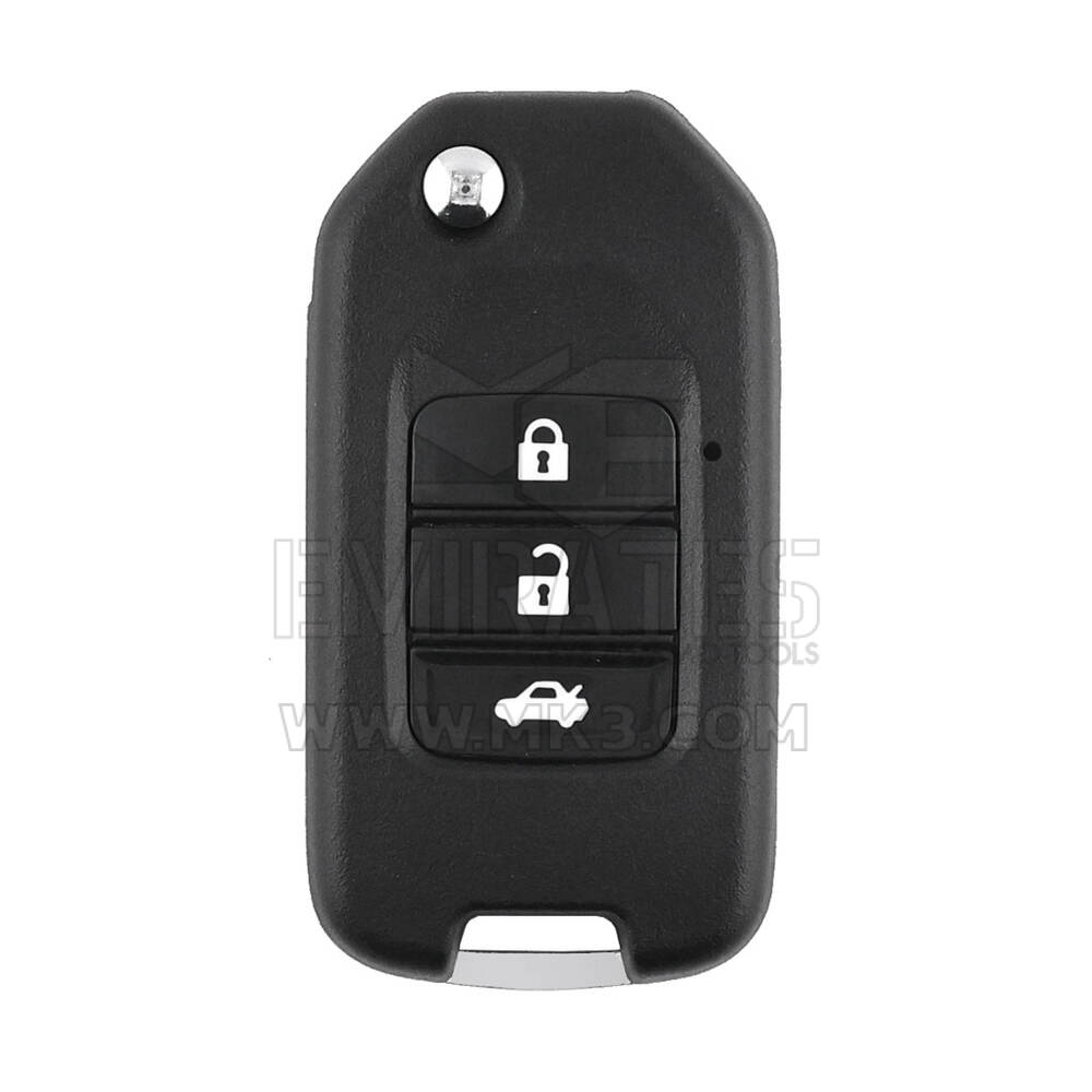 Coque de clé télécommande à 3 boutons avec lame, modifiée pour Honda MK3
