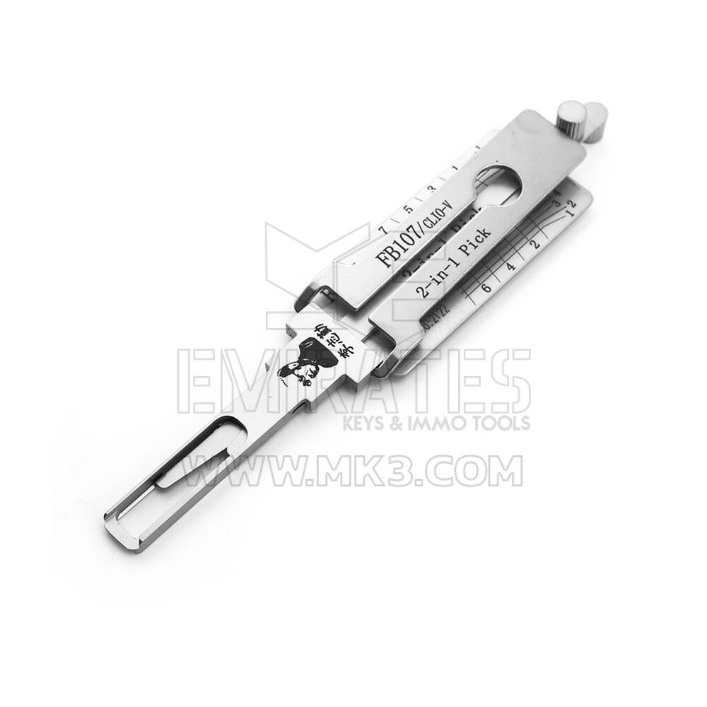 مفتاح Lishi FB107/CL10-V الأصلي الجديد لرينو كابتشر، EURO-1 Clio-5، AG - الأدوات التي نوفرها من الشركة المصنعة الأصلية | مفاتيح الإمارات