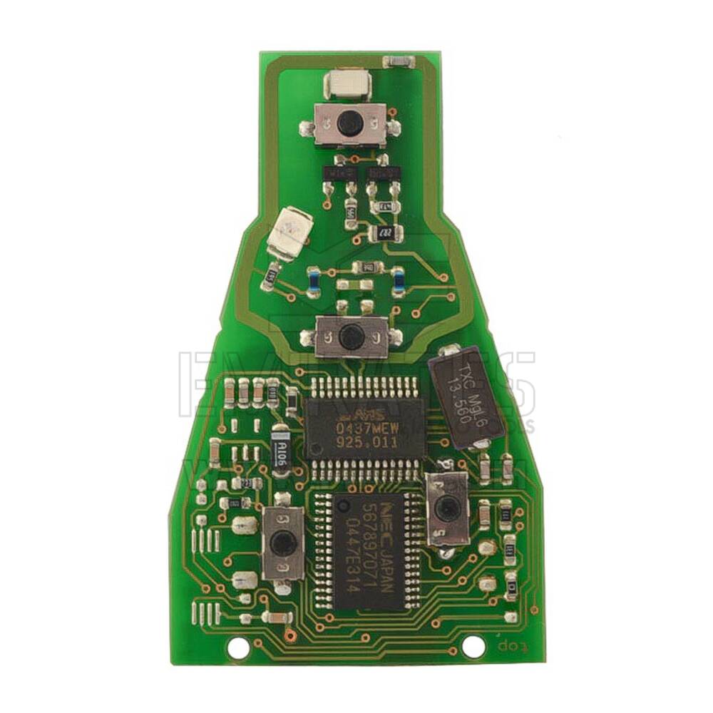 Mercedes дистанционный PCB  3 кнопки 315 МГц черный цвет Б/У