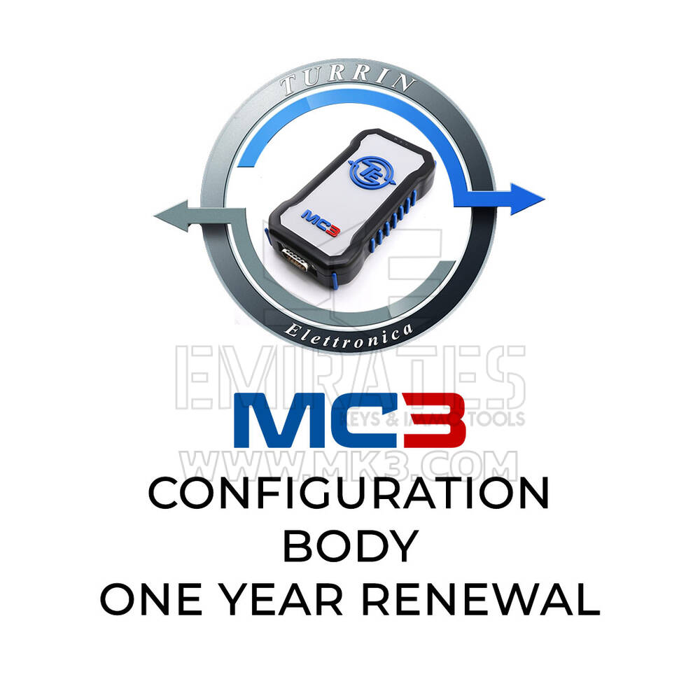 Turrin Elettronica MC3 Configuration BODY Renouvellement d'un an