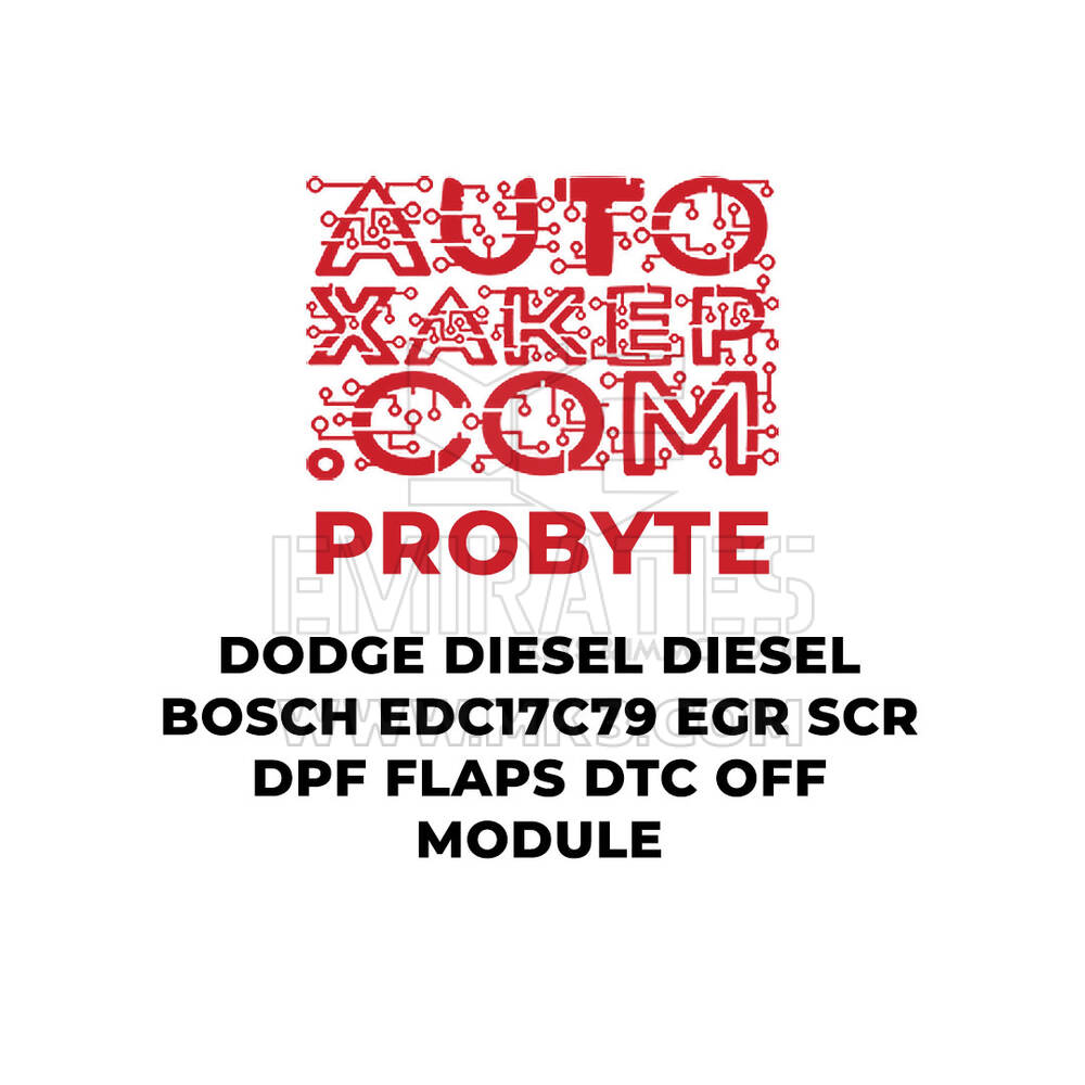 وحدة إيقاف تشغيل DTC من ProByte Dodge Diesel Diesel Bosch EDC17C79 EGR SCR DPF FLAPS