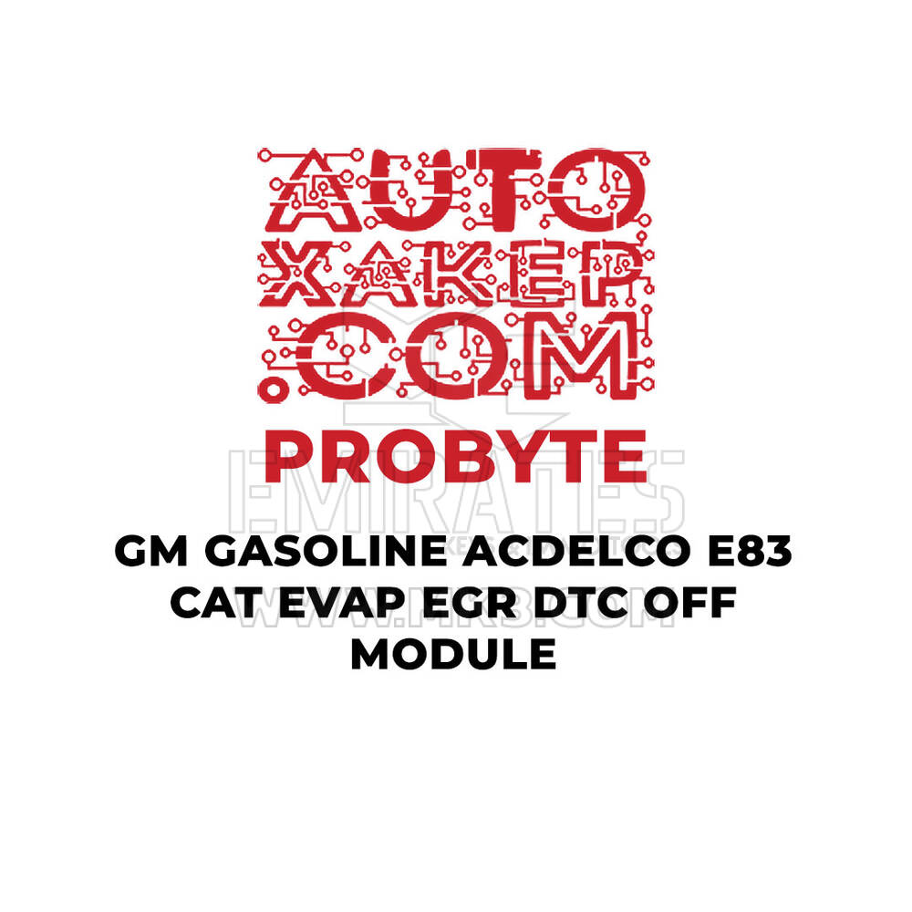 ProByte GM Benzinli ACDELCO E83 CAT EVAP EGR DTC KAPALI Modülü