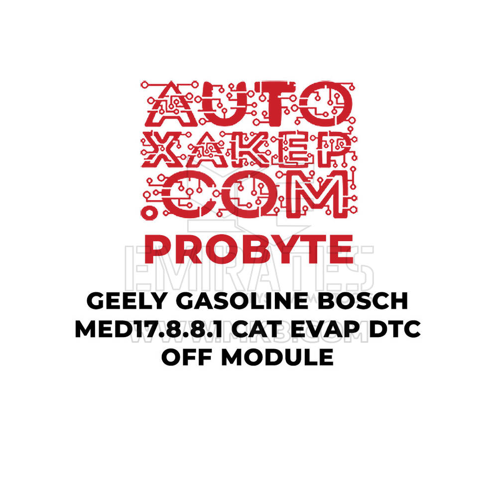 Модуль ProByte Geely Gasoline Bosch MED17.8.8.1 CAT EVAP DTC OFF